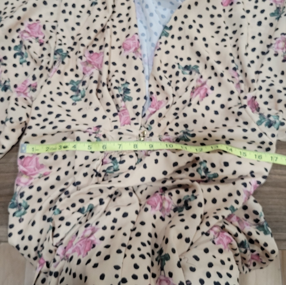Maria Sanz Women's Kimono Animal Floral Print Size One Size Romantic Boho Chic - Picture 8 of 13